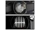 Platinum Series Headlights; Black Housing; Clear Lens (07-14 Silverado 3500 HD)