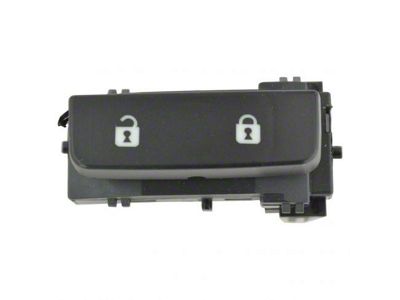 Power Door Lock Switch; Driver Side (07-14 Silverado 3500 HD w/o Power Folding Mirrors)