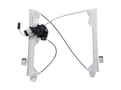 Power Window Regulator and Motors; Front (15-19 Silverado 3500 HD)