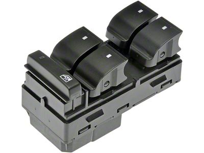 Power Window Switch; Front Driver Side (07-14 Silverado 3500 HD Extended Cab, Crew Cab)