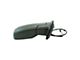 Powered Heated Manual Folding Mirror; Textured Black; Passenger Side (07-14 Silverado 3500 HD)