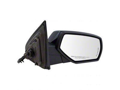 Powered Heated Memory Side Mirror with Puddle Light; Paint to Match; Passenger Side (15-19 Silverado 3500 HD)