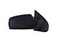 Powered Heated Memory Side Mirror with Puddle Light; Textured Black; Passenger Side (15-19 Silverado 3500 HD)