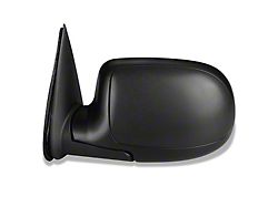 Powered Heated Mirror; Driver Side; Textured Black (03-06 Silverado 3500 HD)