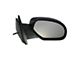 Powered Heated Mirror; Paint to Match Black; Passenger Side (07-10 Silverado 3500 HD)