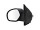 Powered Mirror; Textured Black; Driver Side (07-14 Silverado 3500 HD)