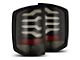 PRO-Series LED Tail Lights; Jet Black Housing; Smoked Lens (15-19 Silverado 3500 HD w/ Factory Halogen Tail Lights)