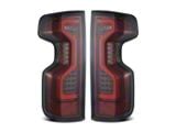 PRO-Series LED Tail Lights; Red Housing; Smoked Lens (20-23 Silverado 3500 HD w/ Factory Halogen Tail Lights)