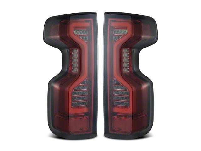 PRO-Series LED Tail Lights; Red Housing; Smoked Lens (20-23 Silverado 3500 HD w/ Factory Halogen Tail Lights)