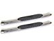 Westin Pro Traxx 5-Inch Oval Side Step Bars; Stainless Steel (15-19 6.6L Duramax Silverado 3500 HD Regular Cab)