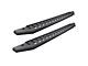 Go Rhino RB20 Running Boards with Drop Steps; Textured Black (20-24 Silverado 3500 HD Double Cab)