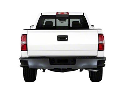 Rear Bumper Cover; Not Pre-Drilled for Backup Sensors; Paintable ABS (15-19 Silverado 3500 HD)