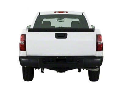 Rear Bumper Cover; Pre-Drilled for Backup Sensors; Paintable ABS (07-14 Silverado 3500 HD)