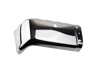 Rear Bumper End; Driver Side; Chrome (07-14 Silverado 3500 HD)