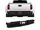 Rear Bumper; Not Pre-Drilled for Backup Sensors; Black (15-19 Silverado 3500 HD w/o Hitch Draw Bar)