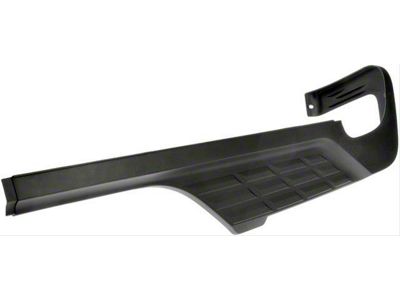 Rear Bumper Pad; Passenger Side; Black (07-14 Silverado 3500 HD)