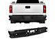 Rear Bumper; Pre-Drilled for Backup Sensors; Black (15-19 Silverado 3500 HD w/o Hitch Draw Bar)