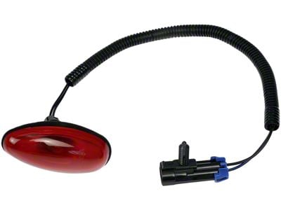 Rear Fender Marker Light; Red (07-14 Silverado 3500 HD DRW)