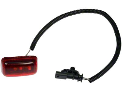 Rear Fender Marker Light; Red (15-19 Silverado 3500 HD DRW)