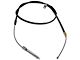 Rear Parking Brake Cable; Driver Side (2008 Silverado 3500 HD Extended Cab & Crew Cab w/ 8-Foot Long Box; 2009 Silverado 3500 HD)