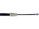 Rear Parking Brake Cable; Driver Side (2008 Silverado 3500 HD Extended Cab & Crew Cab w/ 8-Foot Long Box; 2009 Silverado 3500 HD)