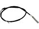 Rear Parking Brake Cable; Driver Side (2018 Silverado 3500 HD Double Cab w/ 6.50-Foot Standard Box)