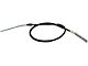 Rear Parking Brake Cable; Driver Side (12-18 Silverado 3500 HD Cab and Chassis w/ Wide Track Rear Axle)