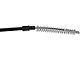 Rear Parking Brake Cable; Passenger Side (2009 Silverado 3500 HD Cab and Chassis w/o RPO Code GTY)