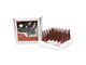 Red Spike Lug Nut Kit; 14mm x 1.5; Set of 32 (07-24 Silverado 3500 HD)