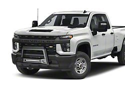 Revolution Bull Bar with LED Light Bar; Black (20-24 Silverado 3500 HD)