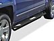 Rocker Armor Side Step Bars; Matte Black (07-19 Silverado 3500 HD Crew Cab)