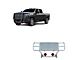 Rugged Heavy Duty Grille Guard with 7-Inch Red Round LED Lights; Black (20-23 Silverado 3500 HD)