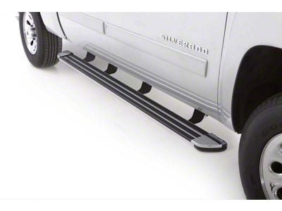 Crossroads Running Boards; Chrome (07-19 Silverado 3500 HD Crew Cab)