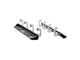 Stainless Side Entry Running Boards; Rocker Mount; Textured Black (15-19 6.0L Silverado 3500 HD Crew Cab)