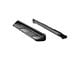 Stainless Side Entry Running Boards; Rocker Mount; Textured Black (15-19 6.0L Silverado 3500 HD Crew Cab)