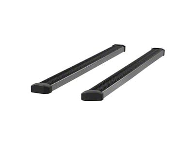 SlimGrip 5-Inch Running Boards without Mounting Brackets; Textured Black (07-25 6.0L Silverado 3500 HD Crew Cab)