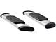 Regal 7-Inch Oval Side Step Bars; Body Mount; Polished Stainless (07-14 Silverado 3500 HD Regular Cab)