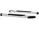 Regal 7-Inch Oval Side Step Bars; Rocker Mount; Polished Stainless (15-18 6.0L Silverado 3500 HD Regular Cab)