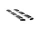 Regal 7-Inch Oval Side Step Bars without Mounting Brackets; Polished Stainless (07-19 6.0L Silverado 3500 HD Crew Cab w/ 8-Foot Long Box)