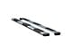 O-Mega II 6-Inch Oval Side Step Bars without Mounting Brackets; Silver (07-18 6.0L Silverado 3500 HD Extended/Double Cab w/ 8-Foot Long Box; 11-19 6.0L Silverado 3500 HD Crew Cab w/ 6.50-Foot Standard Box)