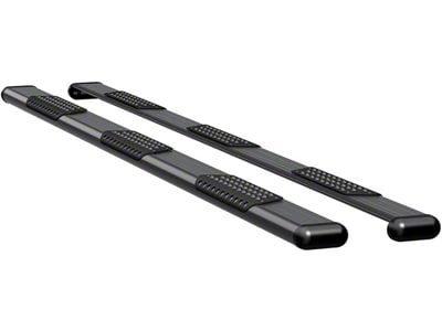 O-Mega II 6-Inch Wheel-to-Wheel Oval Side Step Bars; Textured Black (15-18 6.0L Silverado 3500 HD Crew Cab w/ 8-Foot Long Box)