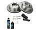 Semi-Metallic 8-Lug Brake Rotor and Pad Kit; Rear (07-10 Silverado 3500 HD)