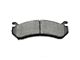 Semi-Metallic Brake Pads; Front Pair (07-10 Silverado 3500 HD)