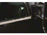 Putco Stainless Steel Window Trim with Bowtie Logo (15-19 Silverado 3500 HD Regular Cab)