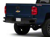 Step Bumper; Rear; With Parking Distance Sensor Hole; Black (14-16 Silverado 3500 HD)