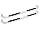 E-Series 3-Inch Nerf Side Step Bars; Stainless Steel (07-14 Silverado 3500 HD Extended Cab)