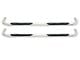 E-Series 3-Inch Nerf Side Step Bars; Stainless Steel (07-14 Silverado 3500 HD Extended Cab)