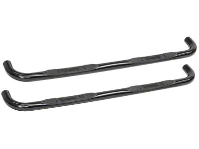 E-Series 3-Inch Nerf Side Step Bars; Black (07-14 Silverado 3500 HD Extended Cab)