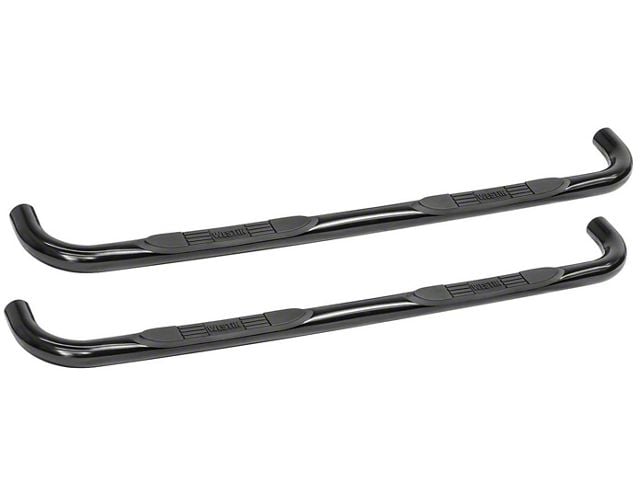 E-Series 3-Inch Nerf Side Step Bars; Black (07-14 Silverado 3500 HD Crew Cab)