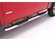 5-Inch Oval Curved Nerf Side Step Bars; Polished Stainless (07-19 Silverado 3500 HD Regular Cab)